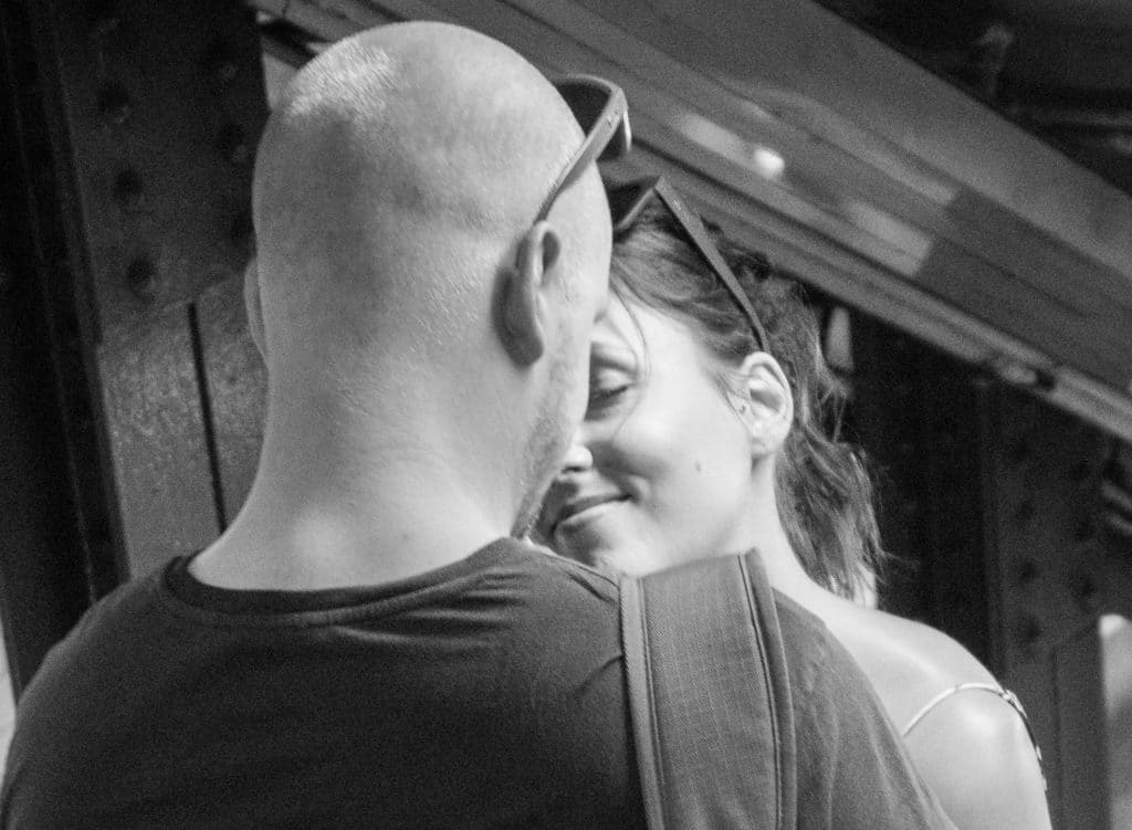 Wife showing affection toward me